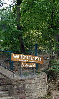 Einfahrt Waldheim